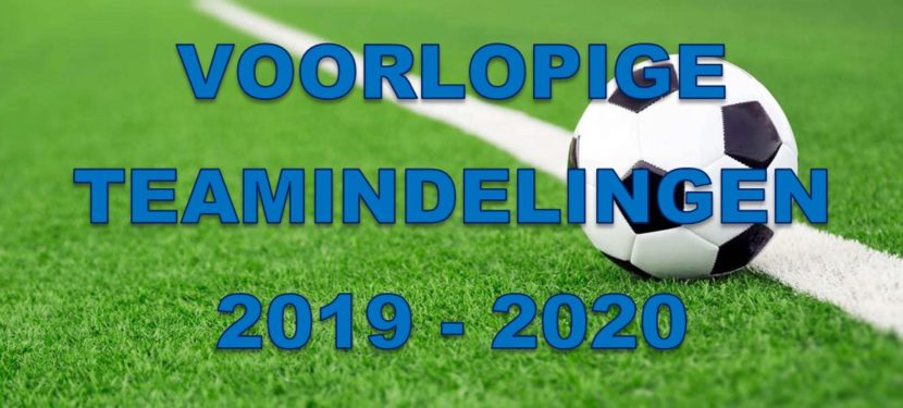 Voorlopige indeling 2019/20