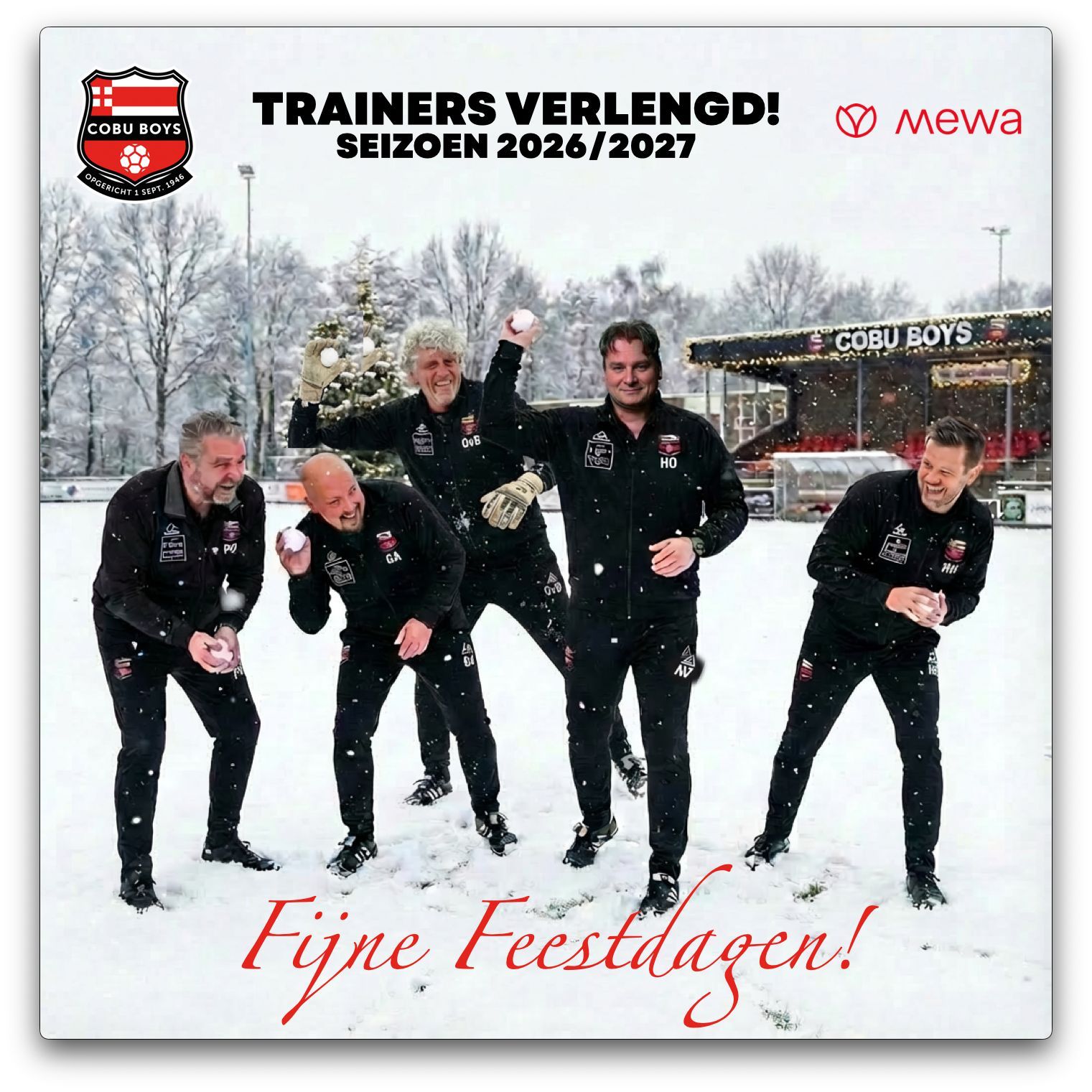 Trainers verlengd voor seizoen 2026/2027!